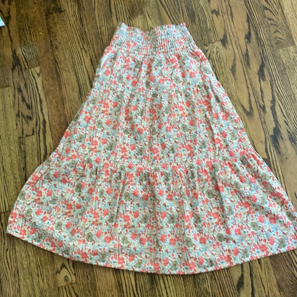 Flower print skirt WITH POCKETS
